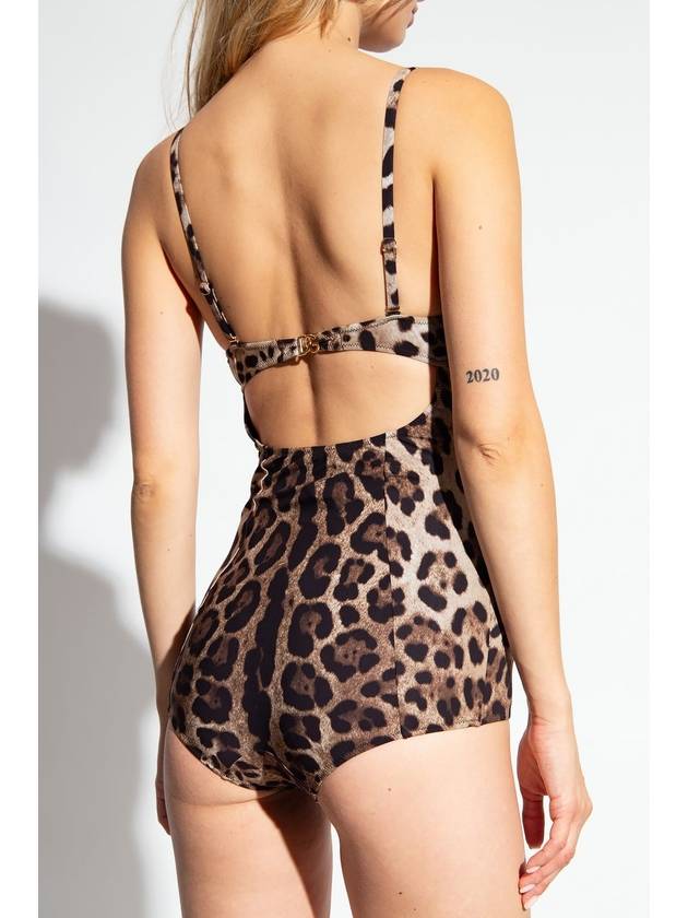 24 ss One Piece Swimsuit WITH Iconic Animalear Motif O9A13JONO11HY13M B0650988800 - DOLCE&GABBANA - BALAAN 4