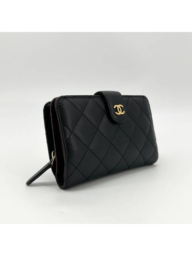 Classic Caviar Medium Wallet - CHANEL - BALAAN 4