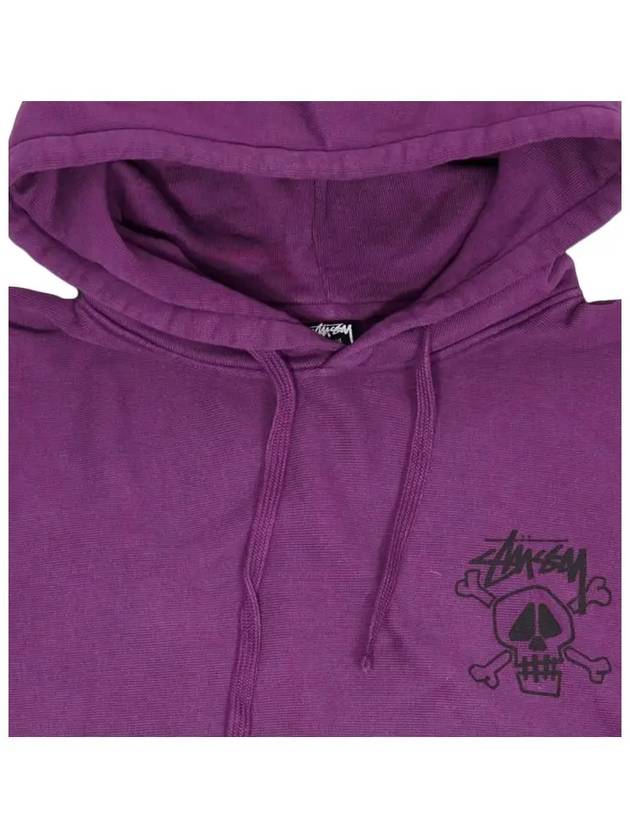 23FW Skull and Bone Logo Hoodie Purple 1924943 PURPLE - STUSSY - BALAAN 4