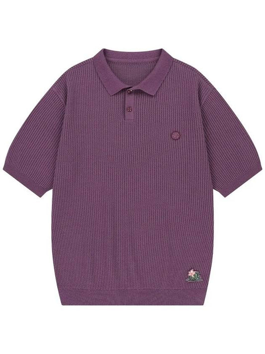 OG Scassi Wappen Knit Purple - OFFGRID - BALAAN 1