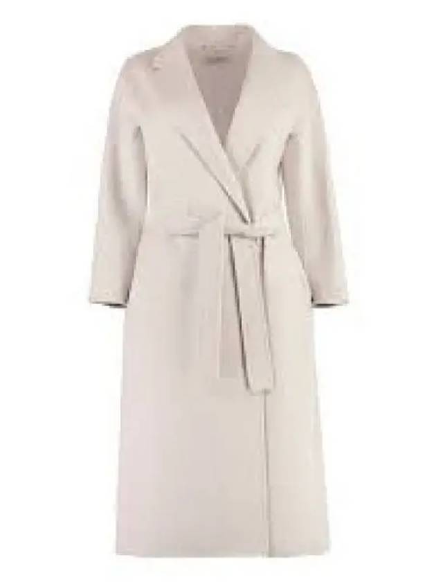 Women's Marilou Robe Wool Cashmere Single Coat Ecru - S MAX MARA - BALAAN 2