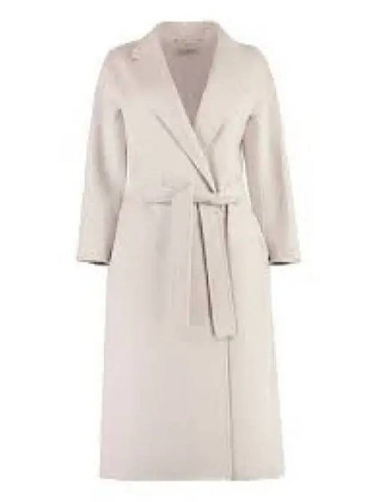 Women's Marilou Robe Wool Cashmere Single Coat Ecru - S MAX MARA - BALAAN 2