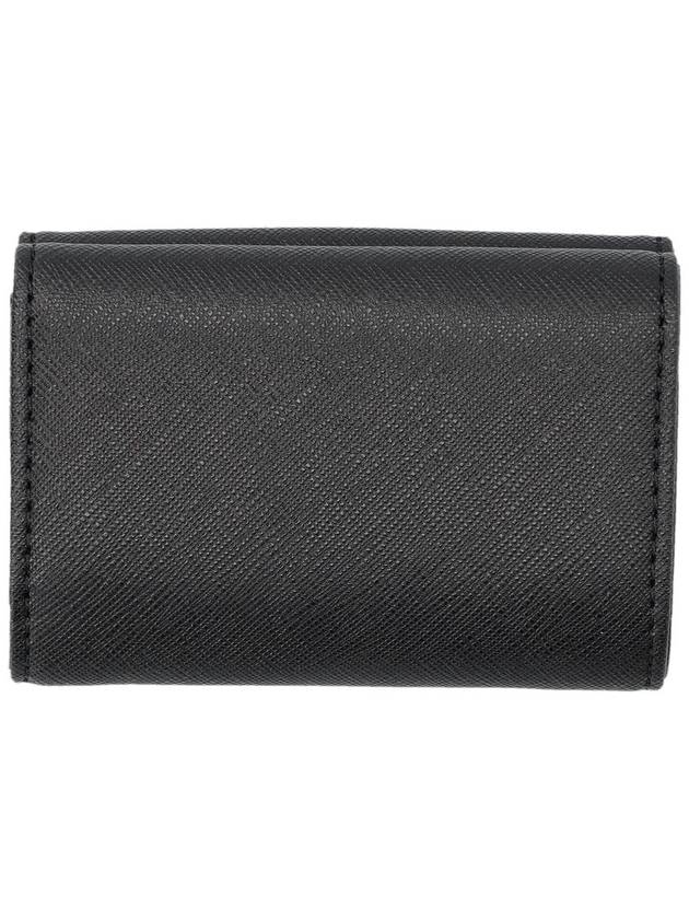 Envelope Vegan Biogreen Saffiano Half Wallet Black - VIVIENNE WESTWOOD - BALAAN 3