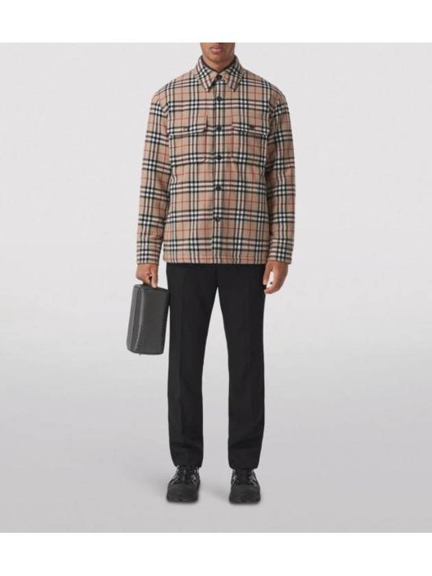 Vintage Check Wool Cotton Shirt Jacket 8043839 Free - BURBERRY - BALAAN 6