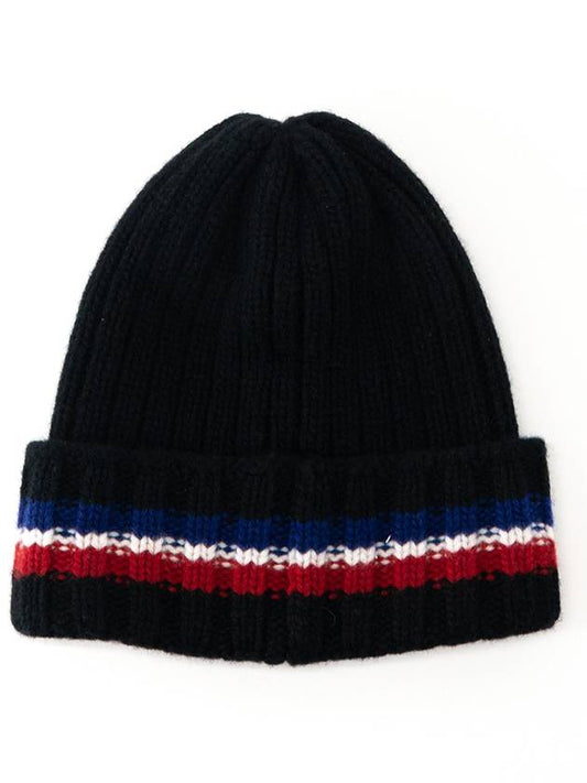 Men and Women Line Logo Knit Beanie 9Z74200A9536 - MONCLER - BALAAN 2