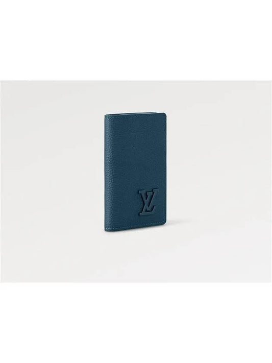 Pocket Organizer LV Aerogram Card Wallet Atlantic Blue - LOUIS VUITTON - BALAAN 2