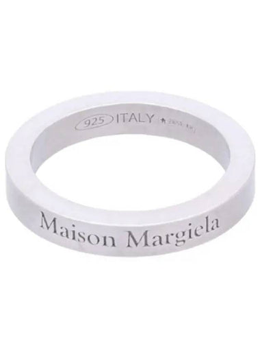 logo ring silver - MAISON MARGIELA - BALAAN 1