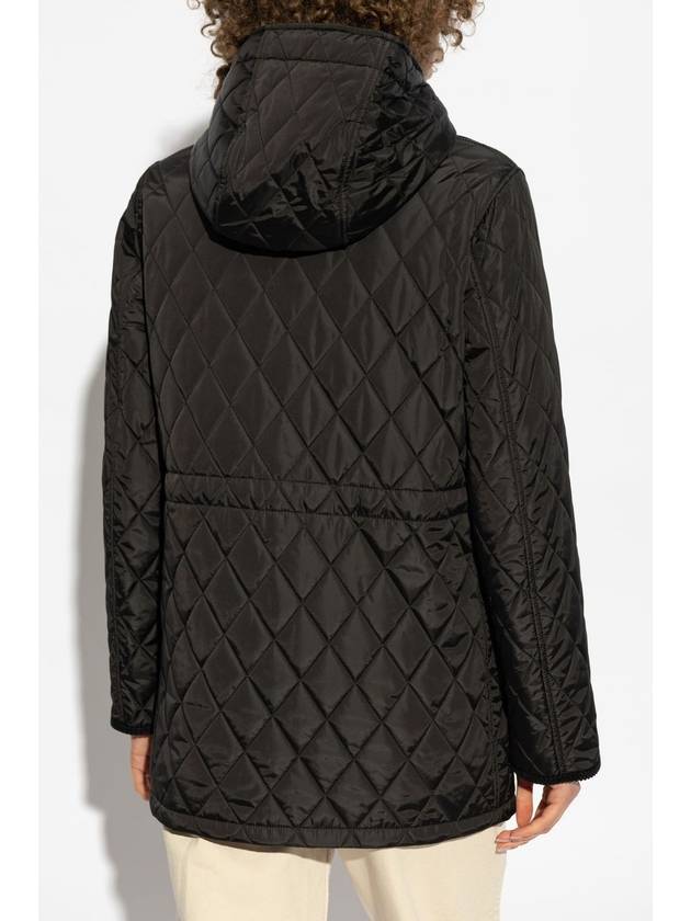 Burberry Quilted Jacket With Hood, Women's, Black - BURBERRY - BALAAN 4