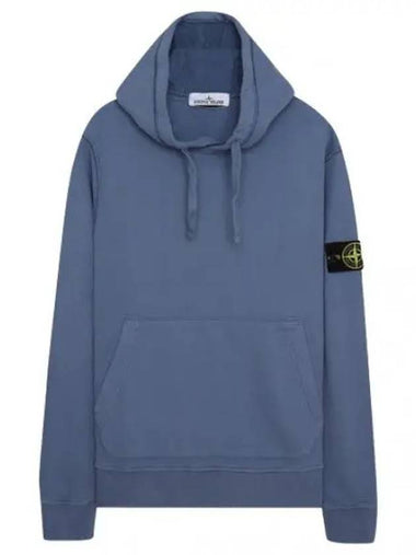 Garment dyeing thermal lining kangaroo pocket hoodie - STONE ISLAND - BALAAN 1