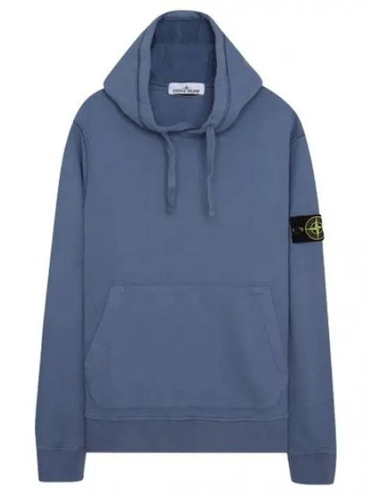 Garment dyeing thermal lining kangaroo pocket hoodie men - STONE ISLAND - BALAAN 1