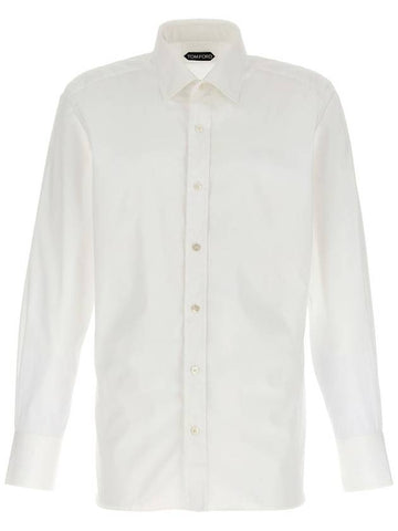 Tom Ford Cotton Poplin Shirt - TOM FORD - BALAAN 1