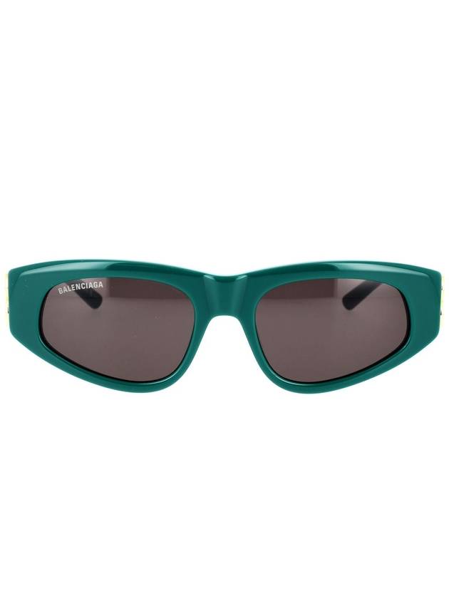 Eyewear Oval Acetate Sunglasses Green Gray - BALENCIAGA - BALAAN 2