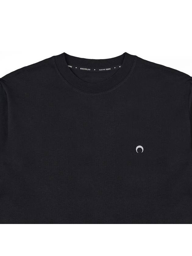 Moon logo embroidery Tshirt T281M JERCO002100 - MARINE SERRE - BALAAN 3