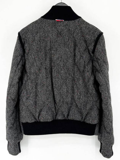 Gamma blue wool bomber padded jumper size 2 - MONCLER - BALAAN 2