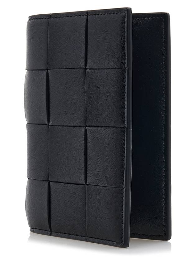 Cassette Half Wallet Black - BOTTEGA VENETA - BALAAN 3