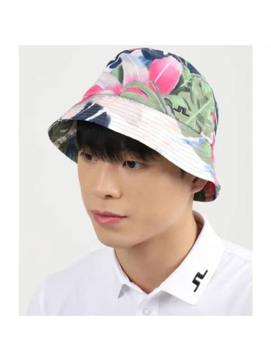 Hat Olaf Print Bucket Hat GMAC09717 M507 Men's Olaf Print Bucket Hat - J.LINDEBERG - BALAAN 1