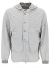 Flatt Nylon Goggle Over Long Sleeve Shirt Grey - CP COMPANY - BALAAN 2