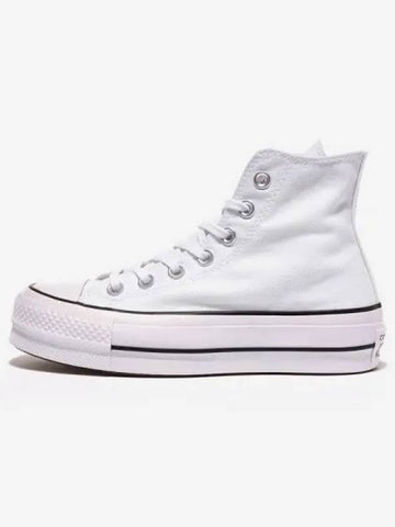 Shoes Sneakers Running Comfortable Chuck Taylor All Star Lift Canvas White High BLACK - CONVERSE - BALAAN 1