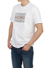 Men's short sleeve t-shirt JG000195U 52000 1000 - HERNO - BALAAN 5