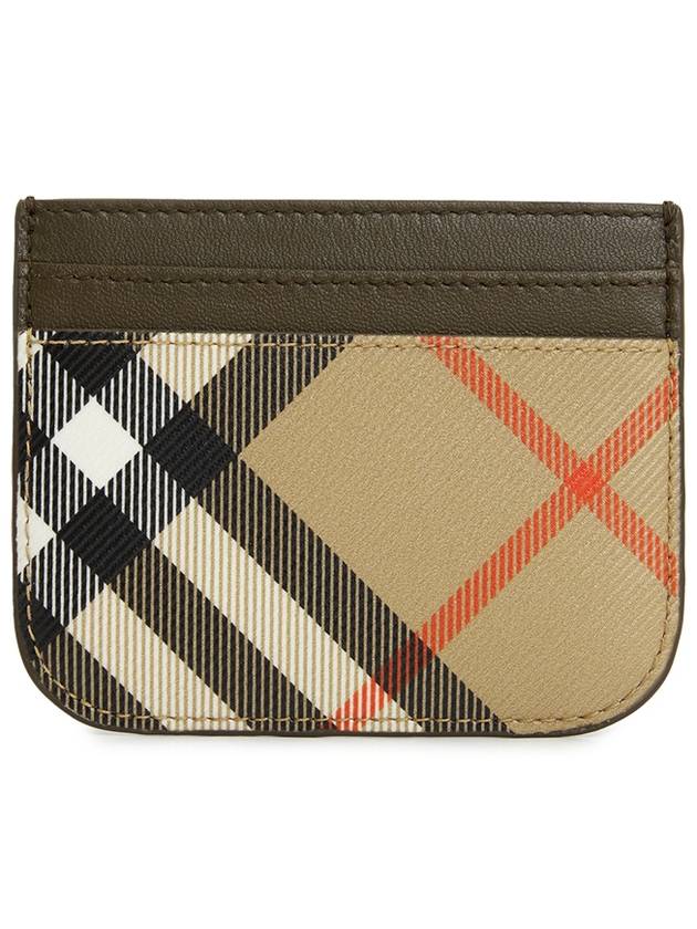 Check Card Wallet Beige - BURBERRY - BALAAN 2