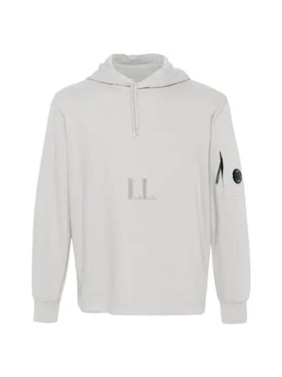 Light Fleece Hoodie Grey - CP COMPANY - BALAAN 2