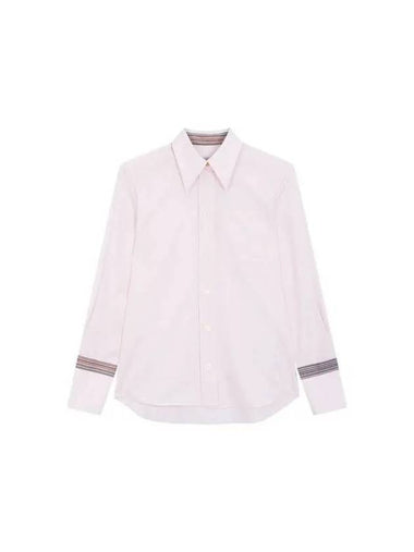 Women s Striped Decorative Cotton Shirt Pink 271686 - PAUL SMITH - BALAAN 1