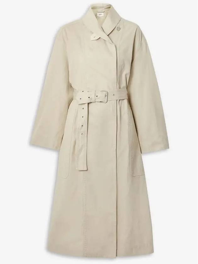 PETER Trench Coat Ecru Women's 21PMA0911 21P004E - ISABEL MARANT - BALAAN 1