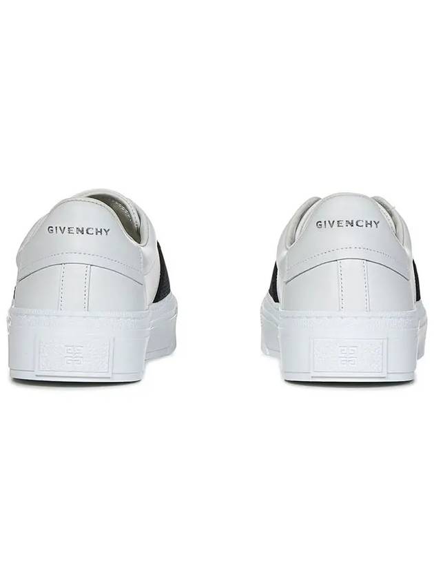 City Banding Logo Low Top Sneakers White - GIVENCHY - BALAAN 5