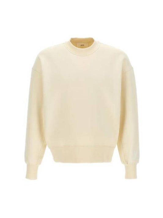 Alexandre Mattiussi Embroidered Logo Sweatshirt Ivory - AMI - BALAAN 1