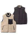 Reversible Sherpa Vest Black - OFFGRID - BALAAN 4