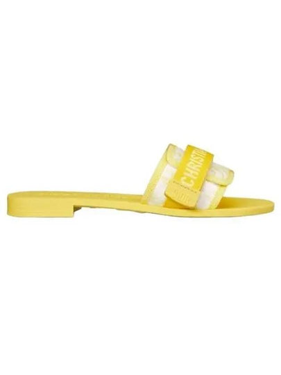 Dioriviera Revolution Toile De Jouy Soleil Motif Slippers Lemon Yellow - DIOR - BALAAN 2