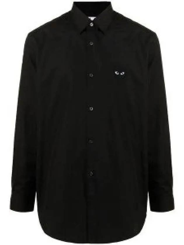 AX B004 051 1 P1B004 AZ Black Wappen Shirt 671000 - COMME DES GARCONS - BALAAN 1