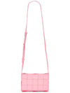 Cassette Intrecciato Small Cross Bag Pink - BOTTEGA VENETA - BALAAN 3