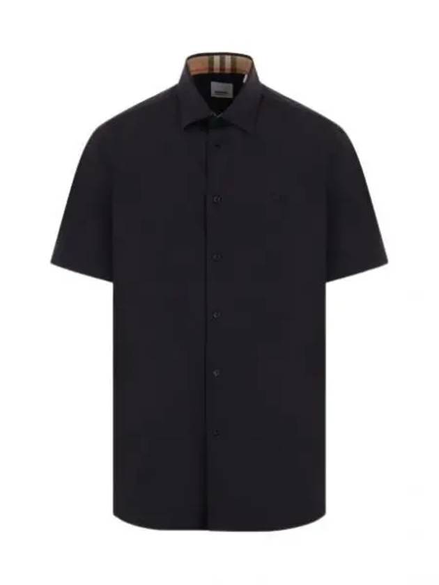 Organic Cotton Polo Shirt Black - BURBERRY - BALAAN 2