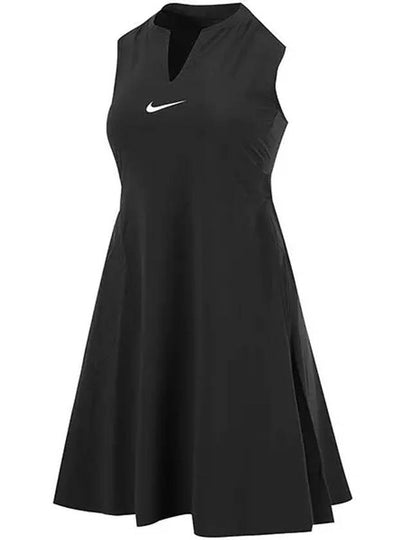 Women's Dry Fit Advantage Tennis Short Dress Black - NIKE - BALAAN 2