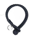 Intrecciato Double Weaving Bracelet Navy - BOTTEGA VENETA - BALAAN 2