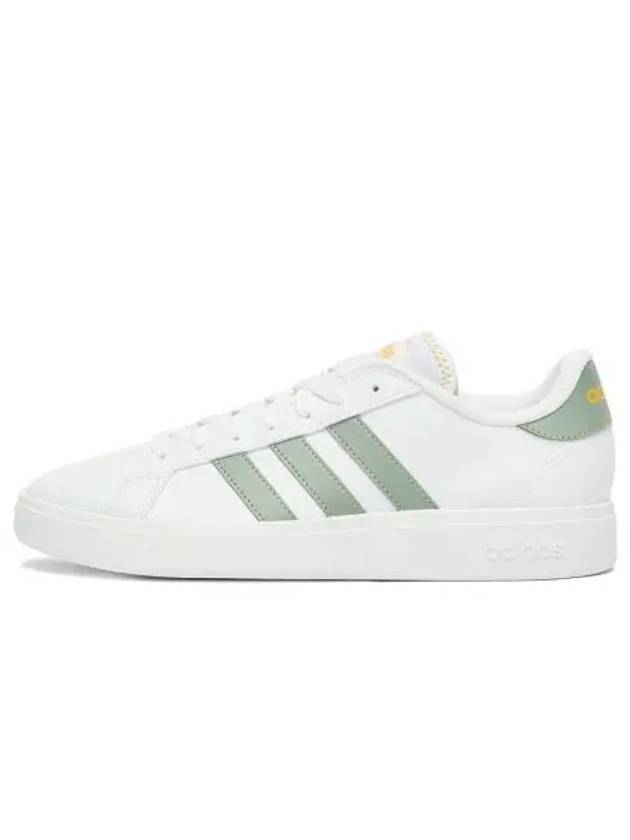 Grand Court Base 2.0 Low Top Sneakers Green White - ADIDAS - BALAAN 1