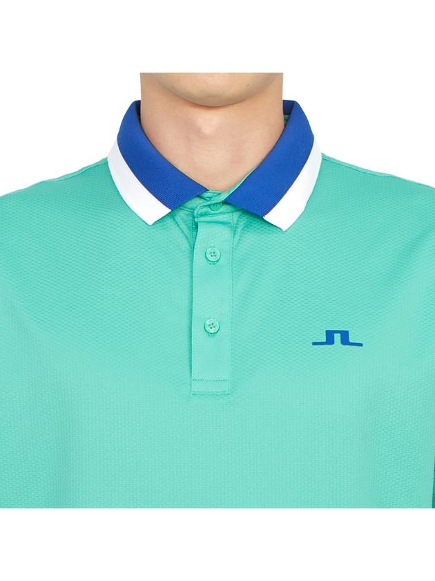 Golf Wear Benji Men s Collar Short Sleeve T Shirt GMJT08409 M158 - J.LINDEBERG - BALAAN 7