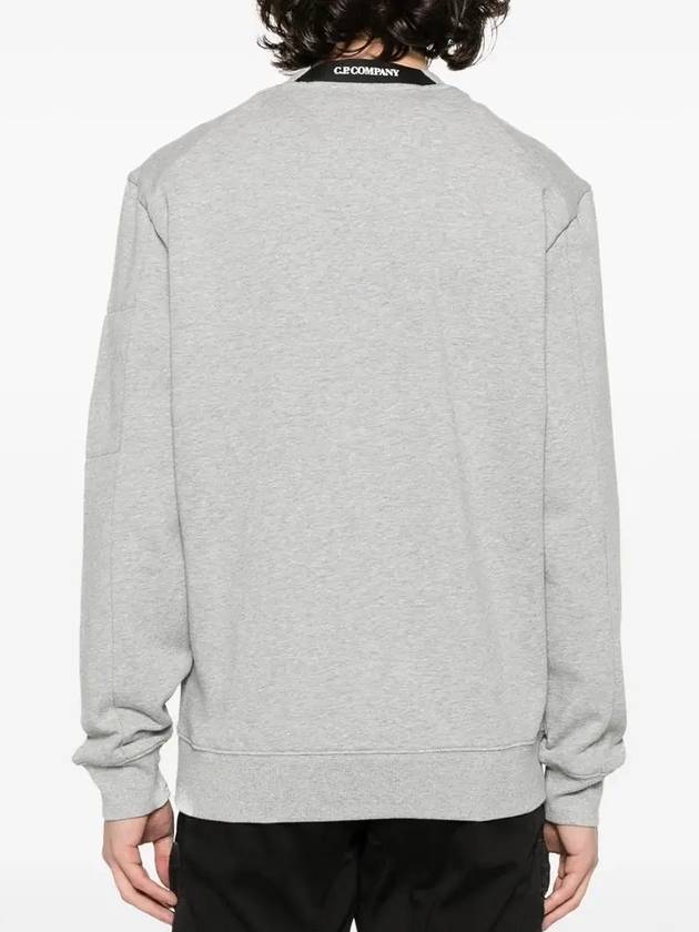 Diagonal Raised Fleece Sweatshirt Grey - CP COMPANY - BALAAN 5