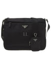 Triangle Logo Re-Nylon Pocket Cross Bag Black - PRADA - BALAAN 2