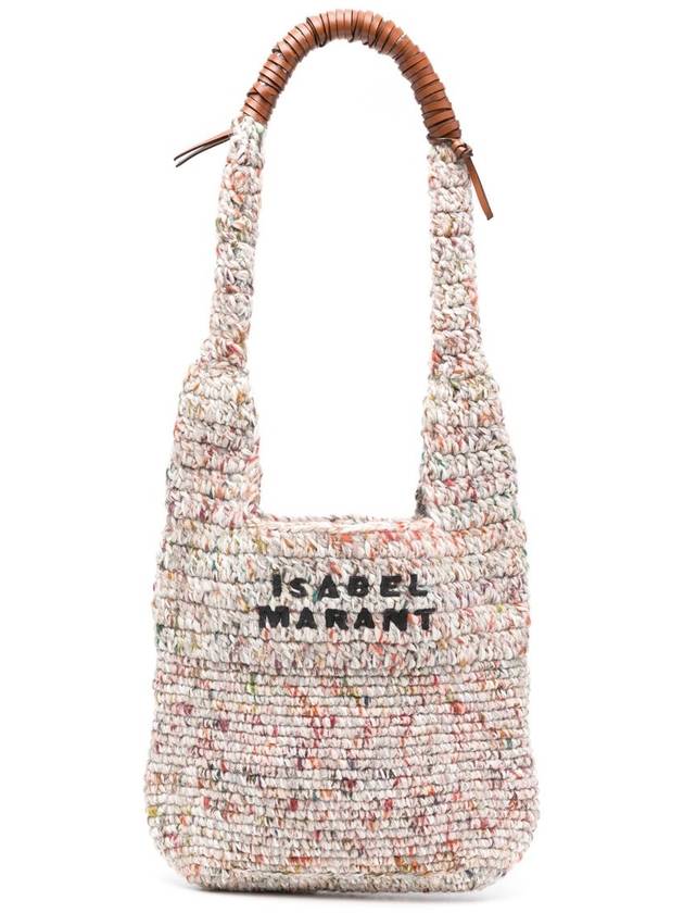 Praia Raffia Small Tote Bag Gray Women s - ISABEL MARANT - BALAAN 1