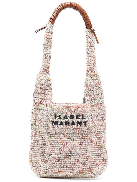 Praia Raffia Small Tote Bag Gray Women s - ISABEL MARANT - BALAAN 1