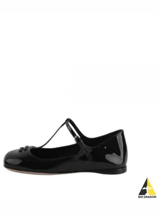 Patent Leather Ballerinas Black - MIU MIU - BALAAN 2