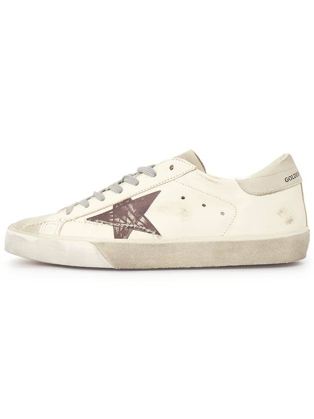 Super Star Leather Suede Low Top Sneakers White - GOLDEN GOOSE - BALAAN 4