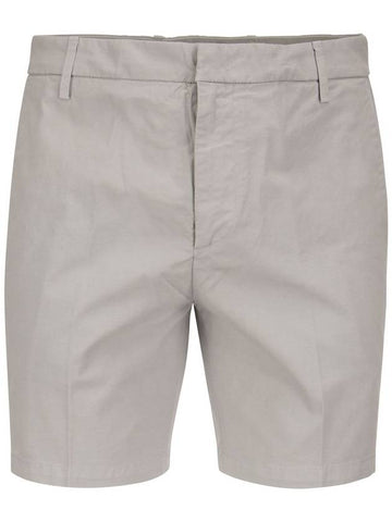 MANHEIM - Cotton Blend Shorts - DONDUP - BALAAN 1