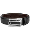 Reversible Leather Belt Black Brown - MONTBLANC - BALAAN 3