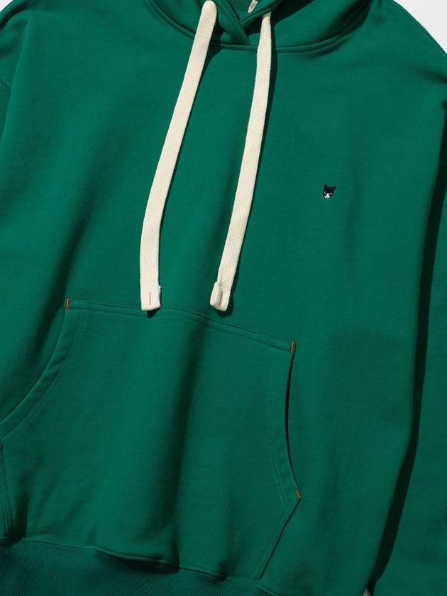 logo embroidered hood green - UJBECOMING - BALAAN 5