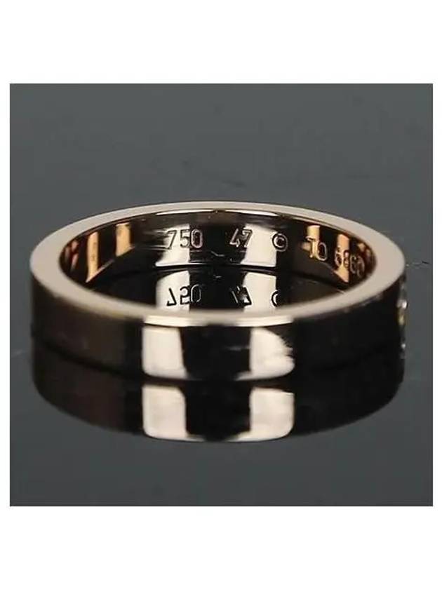 B4086400 1 point 18K pink gold 3mm engraving No 7 - CARTIER - BALAAN 4