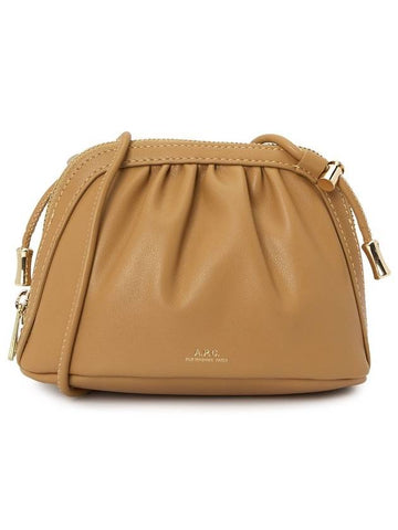 Ninon Small Drawstring Cross Bag Caramel - A.P.C. - BALAAN 1