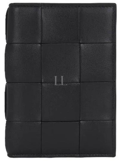 Cassette Half Wallet Black - BOTTEGA VENETA - BALAAN 2